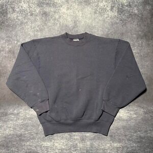 Vintage Earth Tone Faded Crewneck Sweatshirt Men's Medium Made In USA